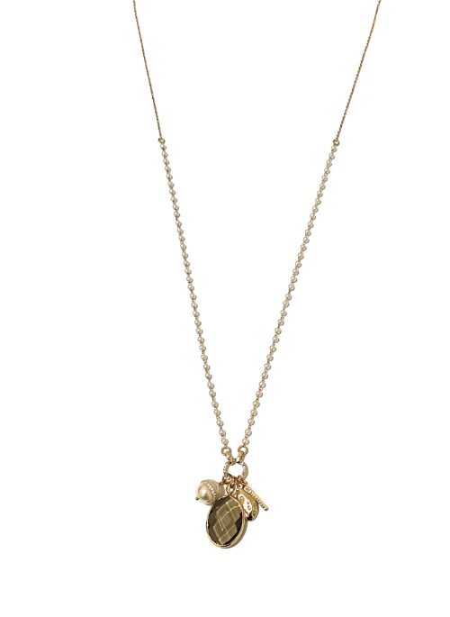 Loft Charm Necklace with pearls - Lositime