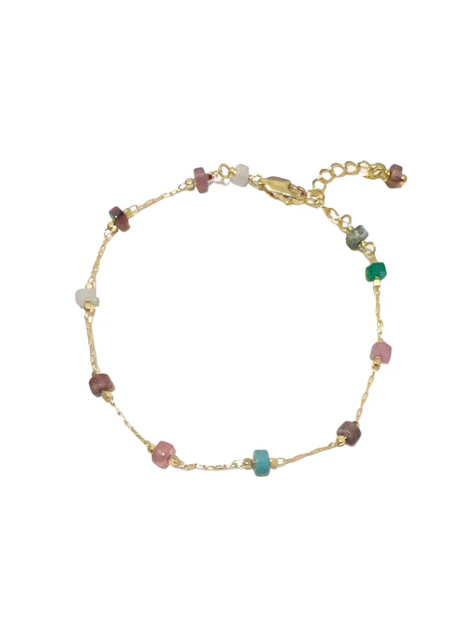 Trina Dainty Gemstone Bracelet - Lositime