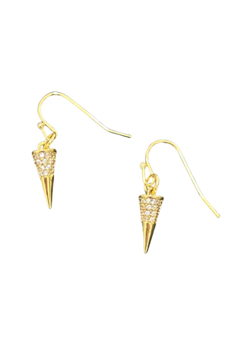 Spike Crystal Earrings - Lositime