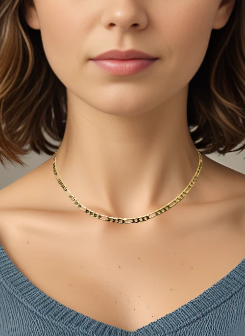 Parker Gold Figaro Necklace - Lositime
