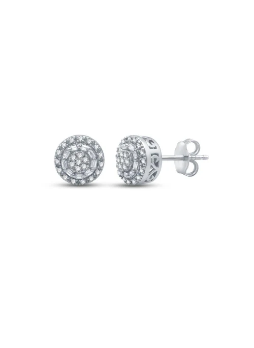 Lab-Created Diamond Stud Earrings 1/4 ct wt - Lositime